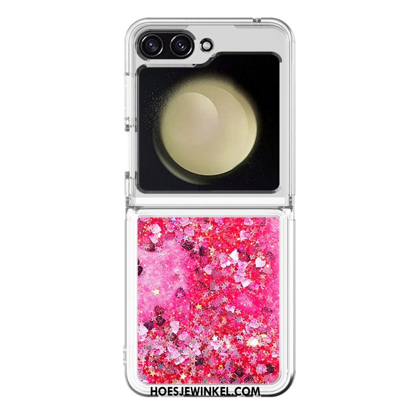 Cover Hoesje Samsung Galaxy Z Flip 7 Fe Telefoonhoesje Glitter