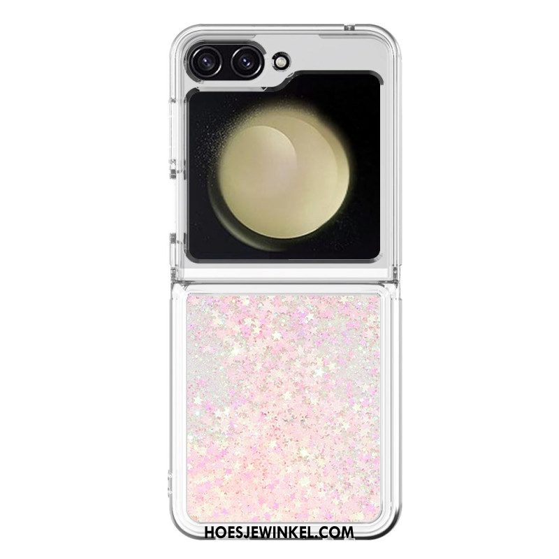 Cover Hoesje Samsung Galaxy Z Flip 7 Fe Telefoonhoesje Glitter