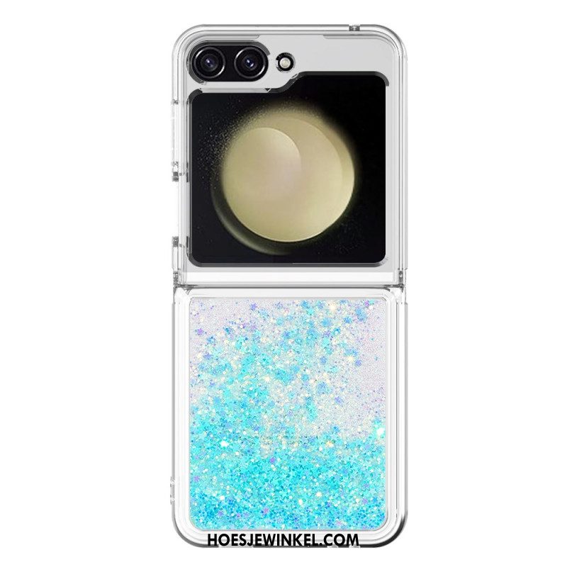 Cover Hoesje Samsung Galaxy Z Flip 7 Fe Telefoonhoesje Glitter