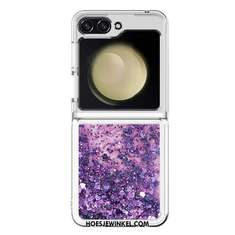 Cover Hoesje Samsung Galaxy Z Flip 7 Fe Telefoonhoesje Glitter