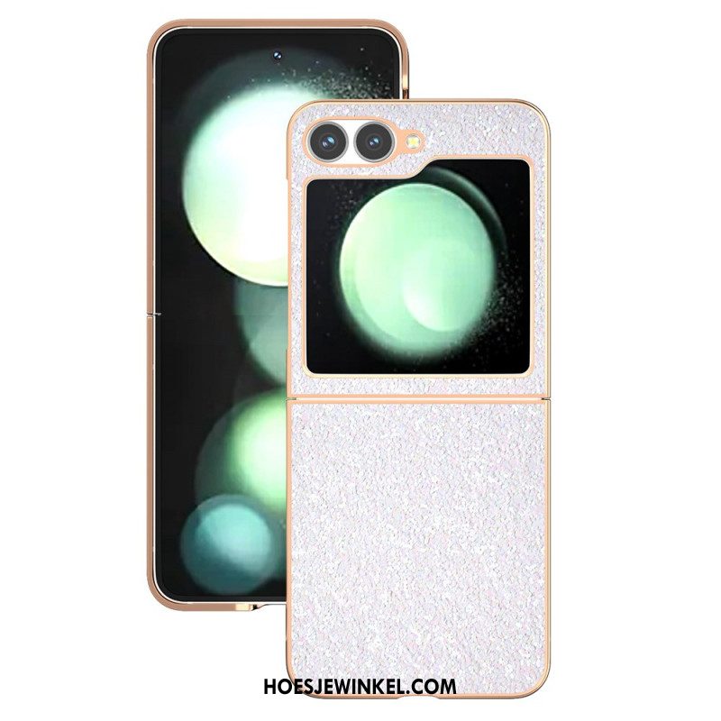 Cover Hoesje Samsung Galaxy Z Flip 7 Fe Telefoonhoesje Glitterdesign