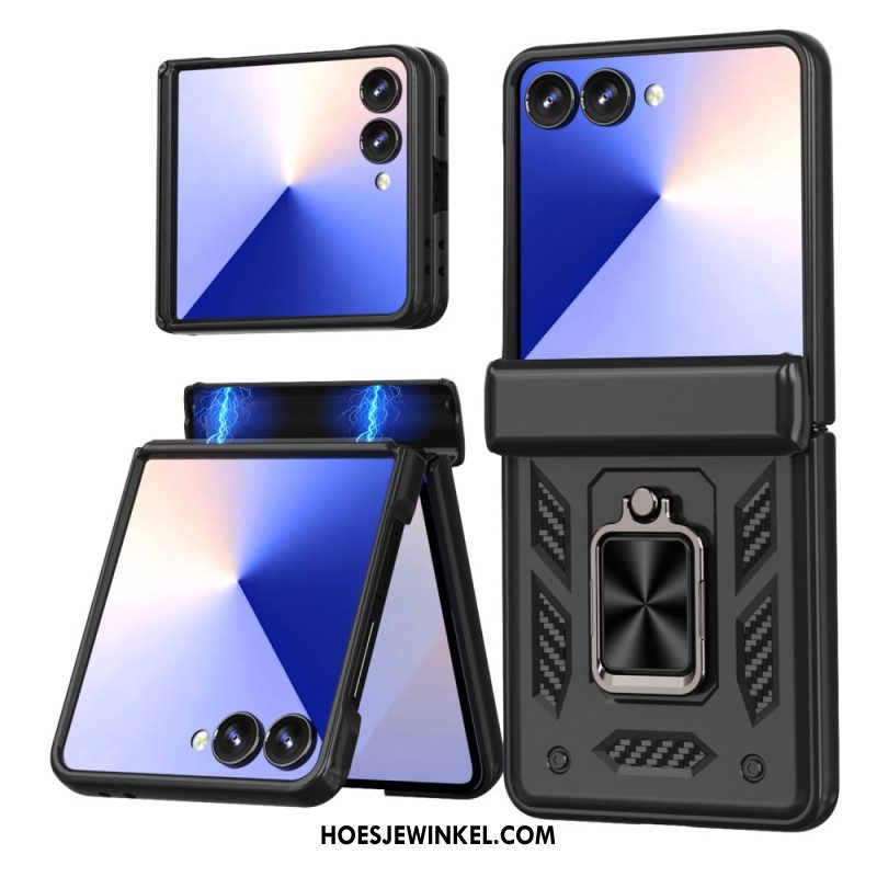 Cover Hoesje Samsung Galaxy Z Flip 7 Telefoonhoesje Duurzame Ring