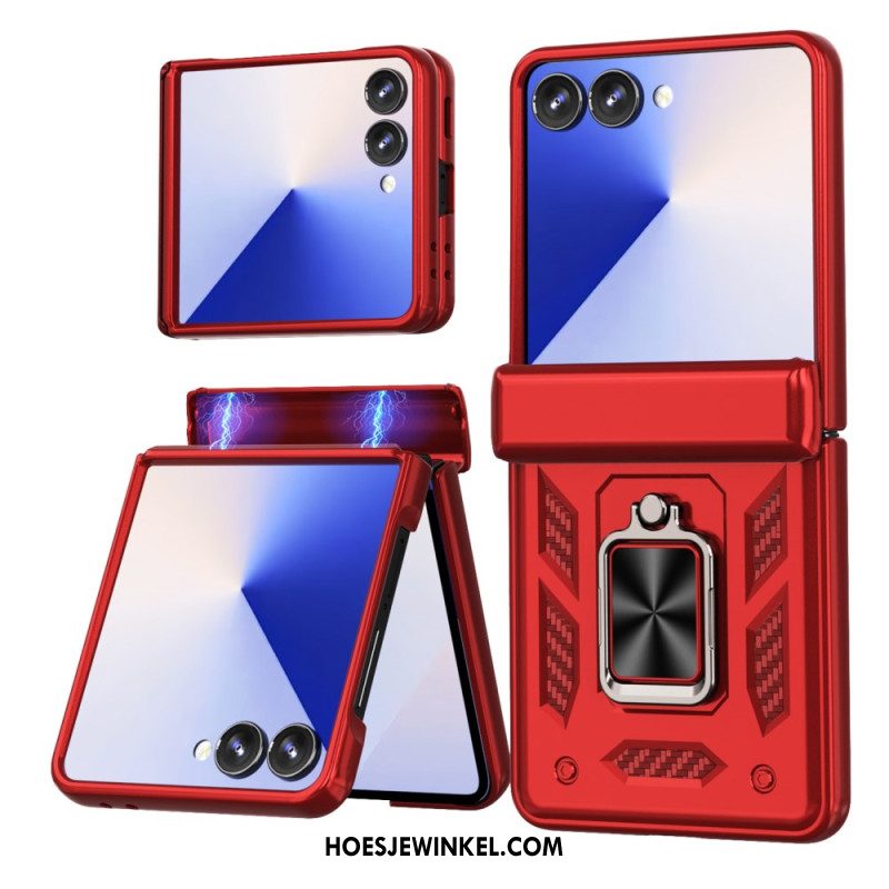 Cover Hoesje Samsung Galaxy Z Flip 7 Telefoonhoesje Duurzame Ring