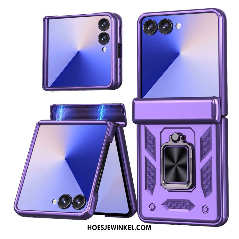 Cover Hoesje Samsung Galaxy Z Flip 7 Telefoonhoesje Duurzame Ring