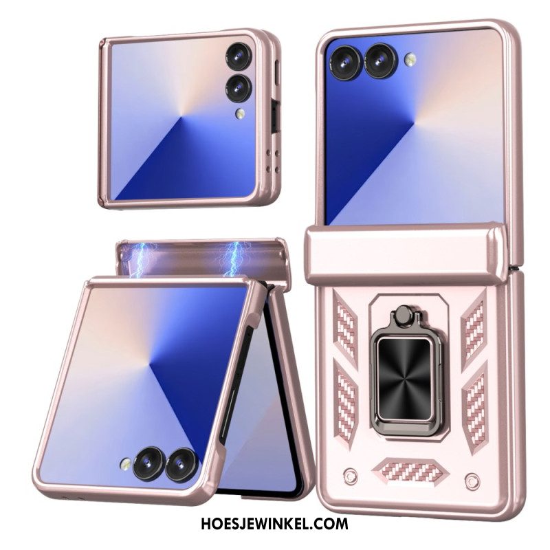 Cover Hoesje Samsung Galaxy Z Flip 7 Telefoonhoesje Duurzame Ring