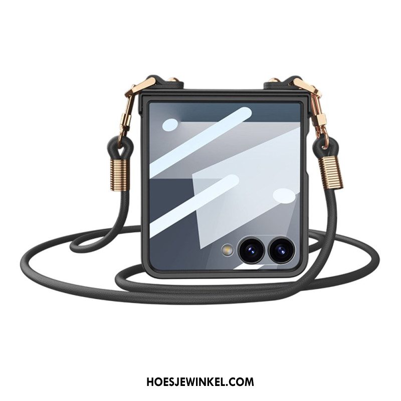 Cover Hoesje Samsung Galaxy Z Flip 7 Telefoonhoesje Koordarmband