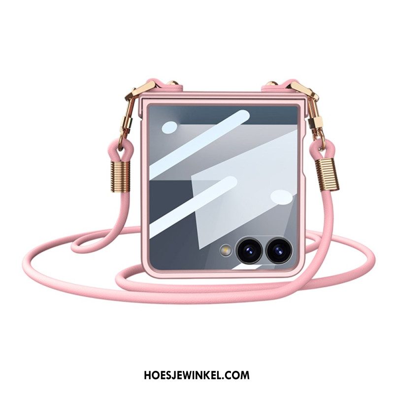 Cover Hoesje Samsung Galaxy Z Flip 7 Telefoonhoesje Koordarmband