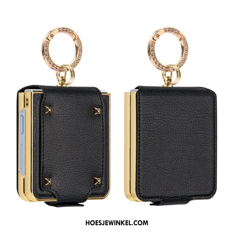 Cover Hoesje Samsung Galaxy Z Flip 7 Telefoonhoesje Premium Ring
