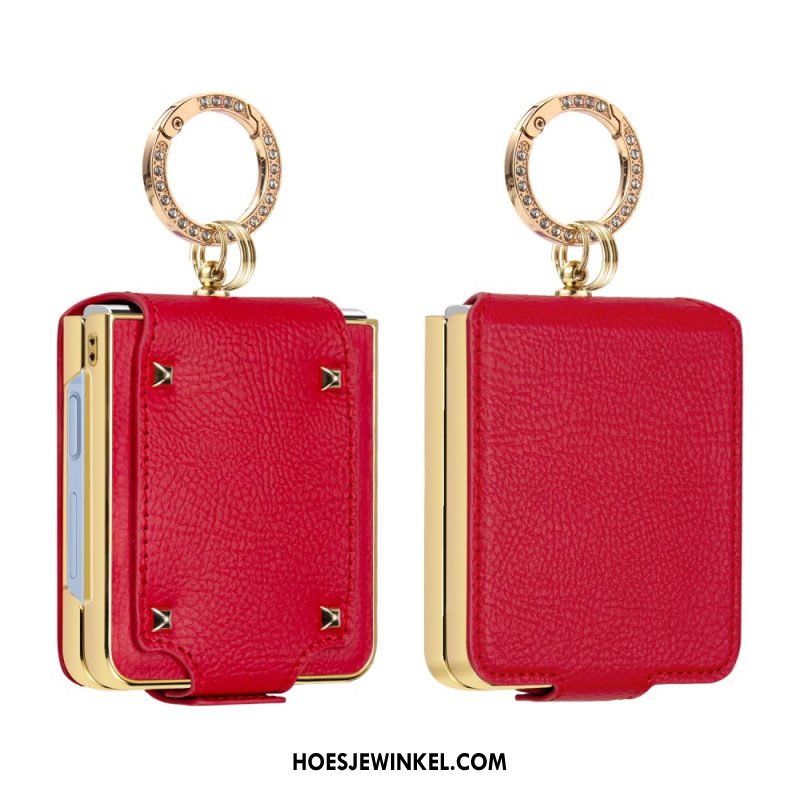 Cover Hoesje Samsung Galaxy Z Flip 7 Telefoonhoesje Premium Ring