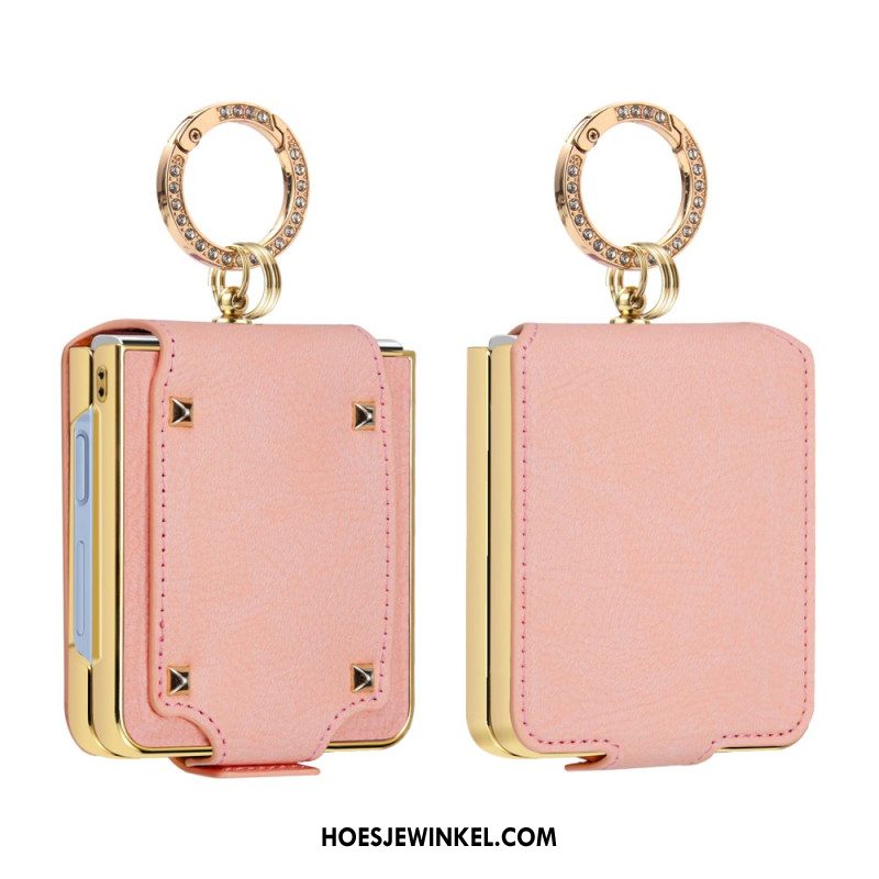 Cover Hoesje Samsung Galaxy Z Flip 7 Telefoonhoesje Premium Ring