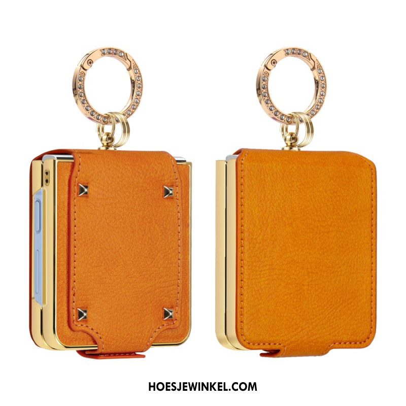 Cover Hoesje Samsung Galaxy Z Flip 7 Telefoonhoesje Premium Ring