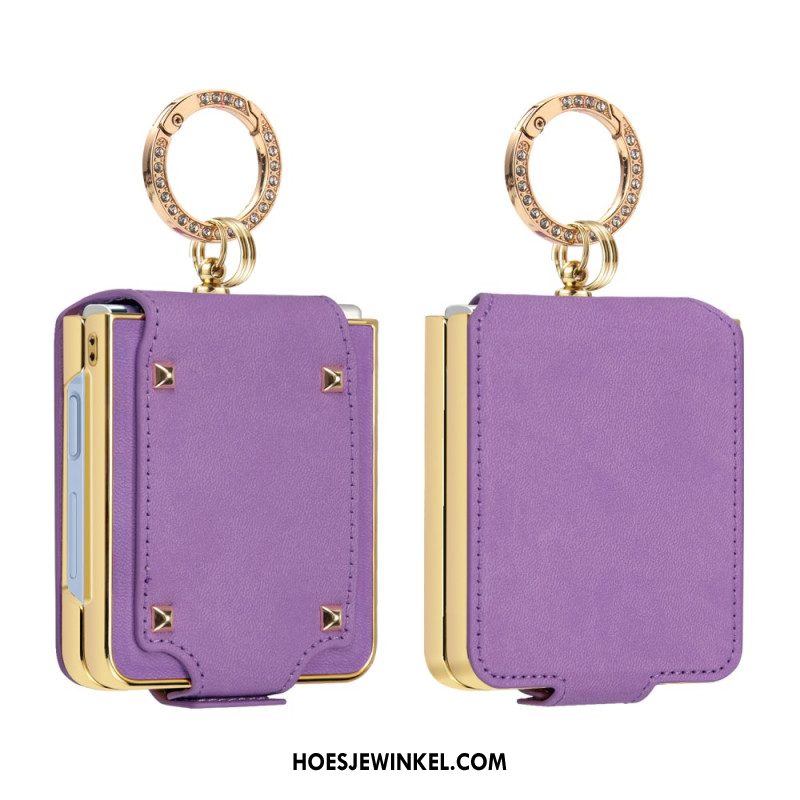 Cover Hoesje Samsung Galaxy Z Flip 7 Telefoonhoesje Premium Ring