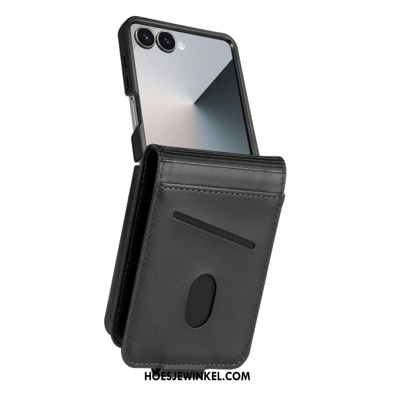 Cover Hoesje Samsung Galaxy Z Flip 7 Telefoonhoesje Stijlvolle Kaarthouder