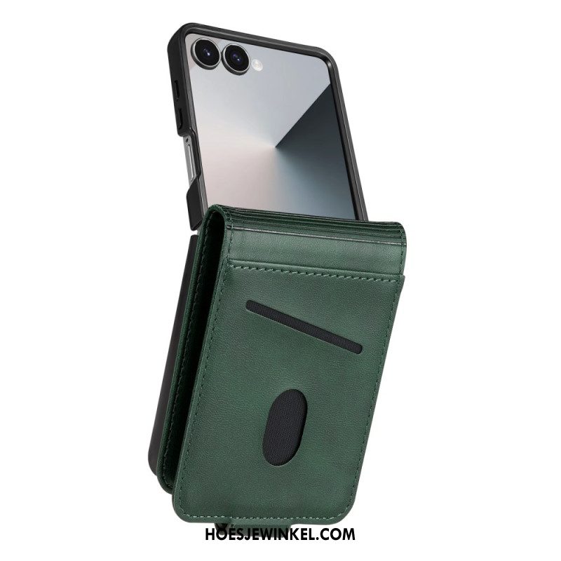 Cover Hoesje Samsung Galaxy Z Flip 7 Telefoonhoesje Stijlvolle Kaarthouder