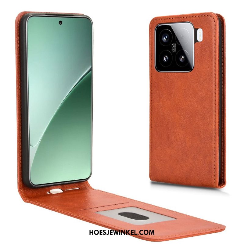 Cover Hoesje Xiaomi 15 Telefoonhoesje Magnetische Verticale Flipcover