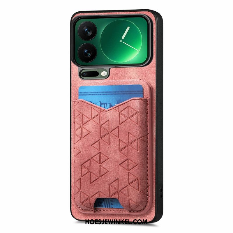 Cover Hoesje Xiaomi 17 Pro Max Telefoonhoesje Kaarthouder En Verstelbare Standaard