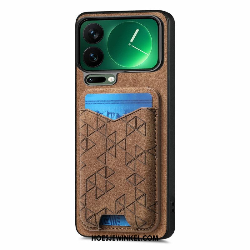 Cover Hoesje Xiaomi 17 Pro Max Telefoonhoesje Kaarthouder En Verstelbare Standaard