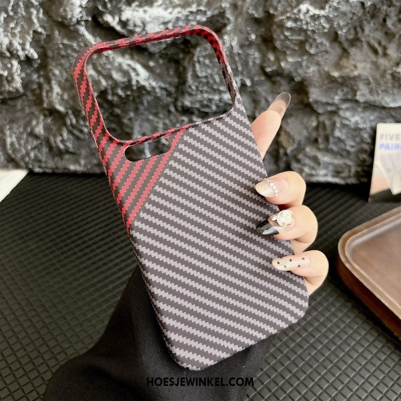 Cover Hoesje Xiaomi 17 Pro Max Telefoonhoesje Ontwerp Met Koolstofvezelstructuur