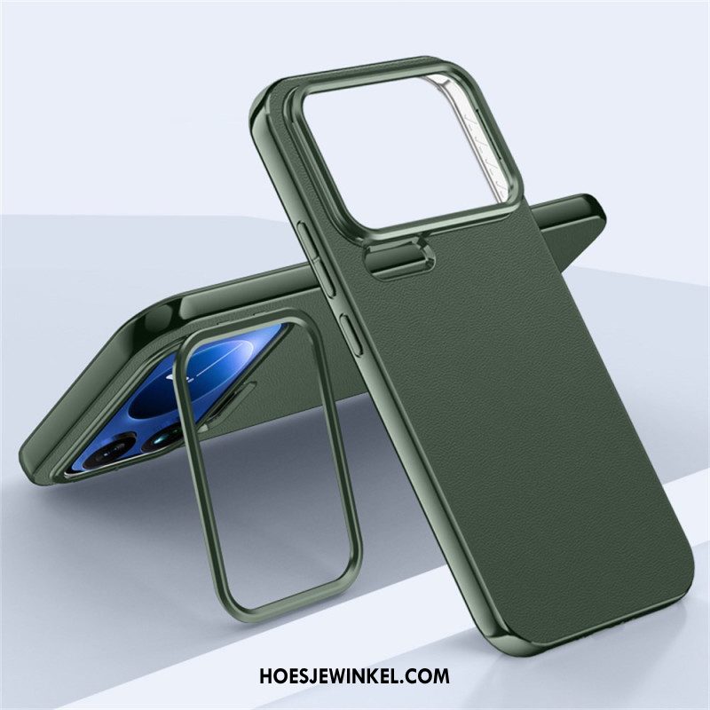 Cover Hoesje Xiaomi 17 Pro Telefoonhoesje Geïntegreerde Standaard En Metalen Frame