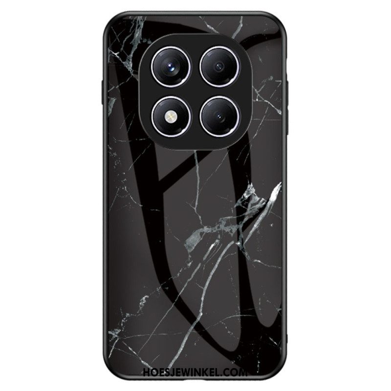 Cover Hoesje Xiaomi Redmi Note 14 Pro 4g Telefoonhoesje Marmer Gehard Glas