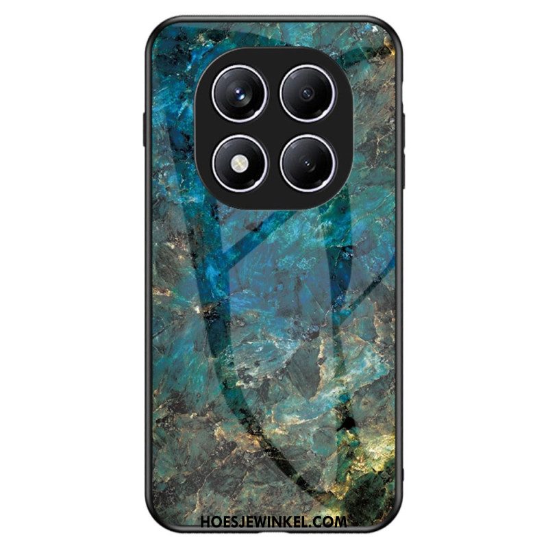 Cover Hoesje Xiaomi Redmi Note 14 Pro 4g Telefoonhoesje Marmer Gehard Glas