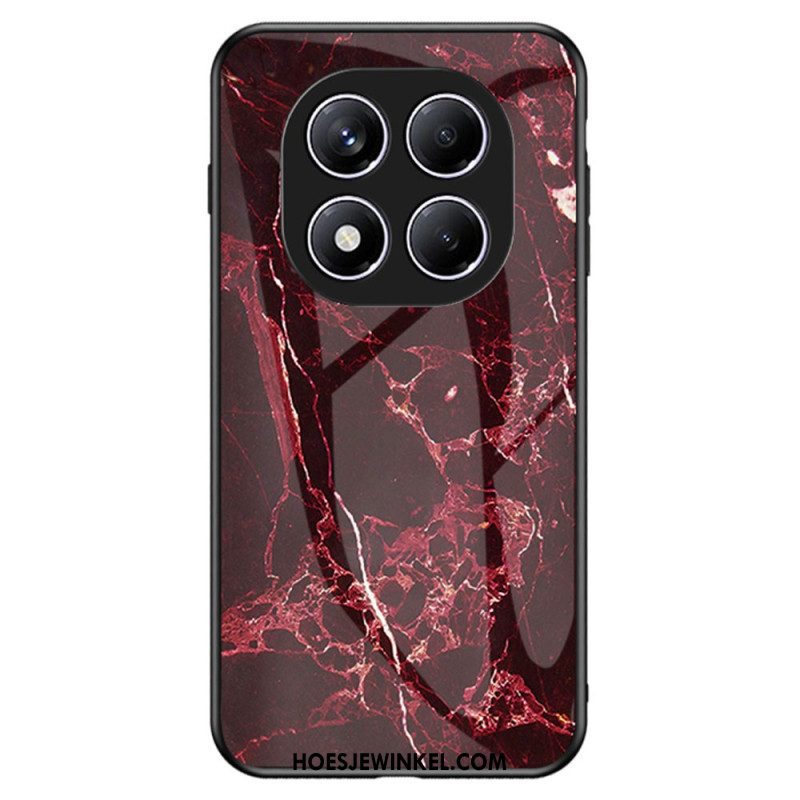 Cover Hoesje Xiaomi Redmi Note 14 Pro 4g Telefoonhoesje Marmer Gehard Glas
