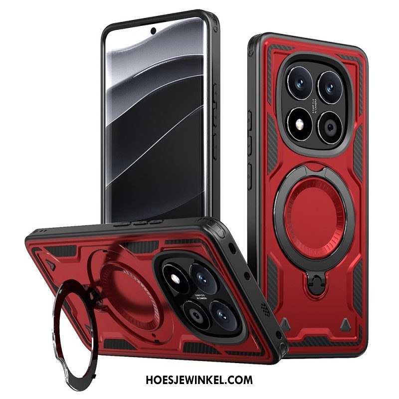 Cover Hoesje Xiaomi Redmi Note 14 Pro 5g Telefoonhoesje Draaibare Standaard En Magsafe-compatibiliteit