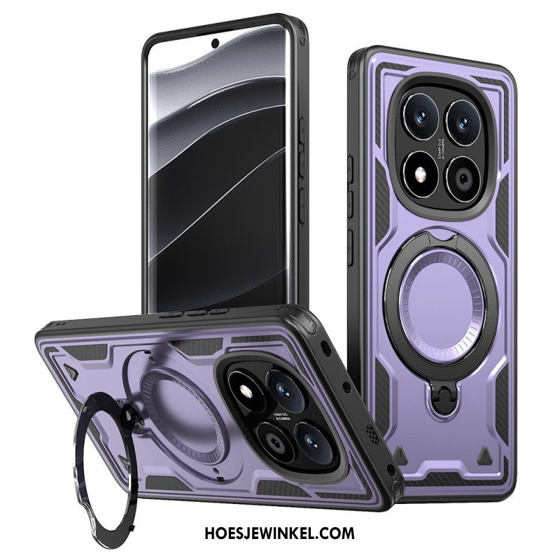 Cover Hoesje Xiaomi Redmi Note 14 Pro 5g Telefoonhoesje Draaibare Standaard En Magsafe-compatibiliteit