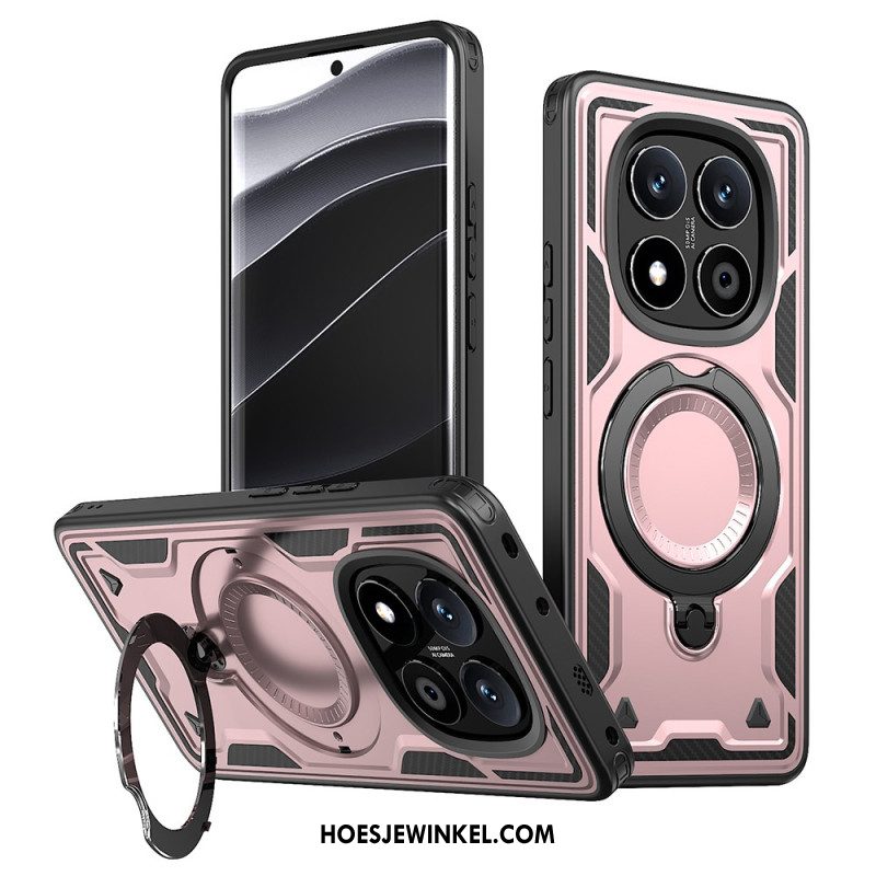 Cover Hoesje Xiaomi Redmi Note 14 Pro 5g Telefoonhoesje Draaibare Standaard En Magsafe-compatibiliteit