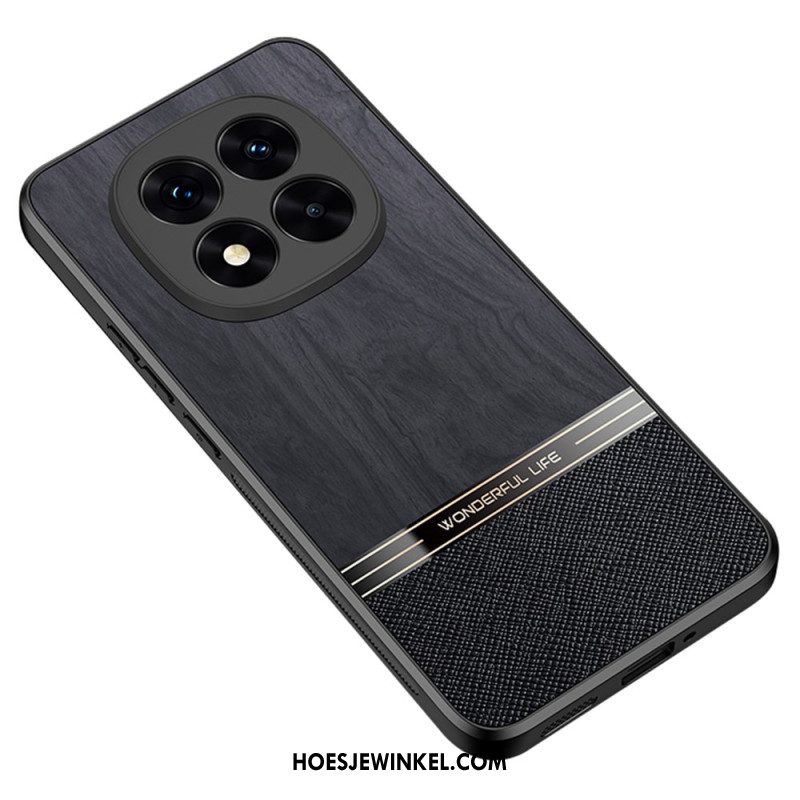 Cover Hoesje Xiaomi Redmi Note 14 Pro Plus 5g Telefoonhoesje Houtstijl