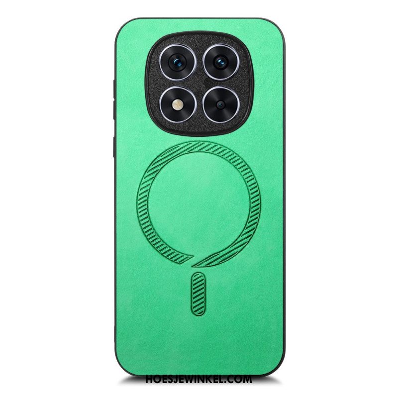 Cover Hoesje Xiaomi Redmi Note 14 Pro Plus 5g Telefoonhoesje Magsafe-compatibel Met Lederlook