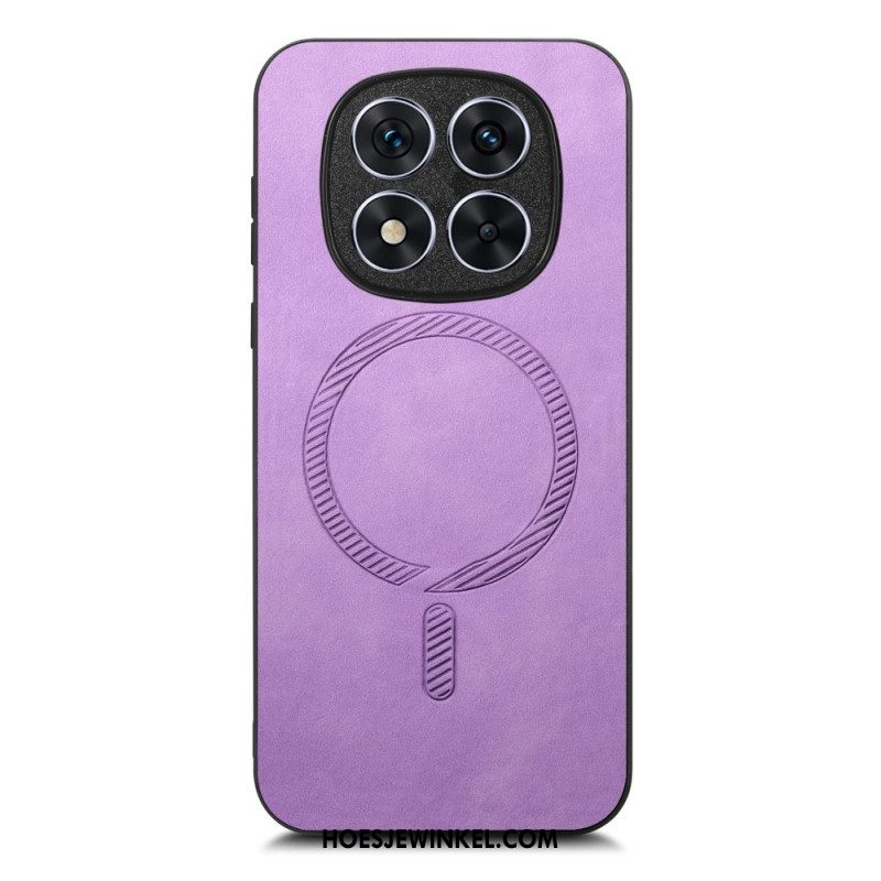 Cover Hoesje Xiaomi Redmi Note 14 Pro Plus 5g Telefoonhoesje Magsafe-compatibel Met Lederlook