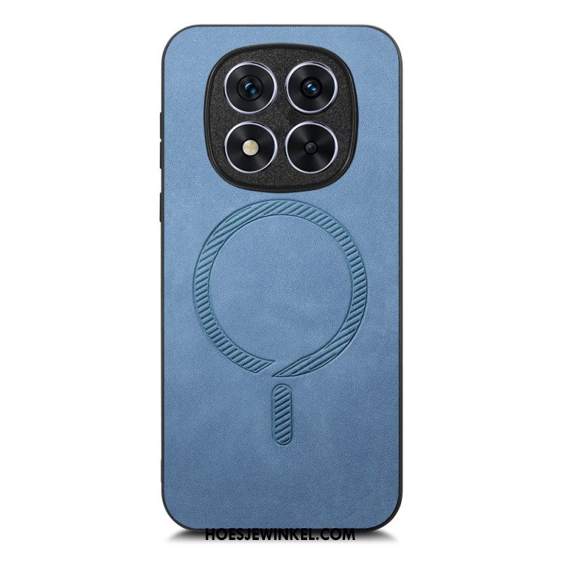 Cover Hoesje Xiaomi Redmi Note 14 Pro Plus 5g Telefoonhoesje Magsafe-compatibel Met Lederlook