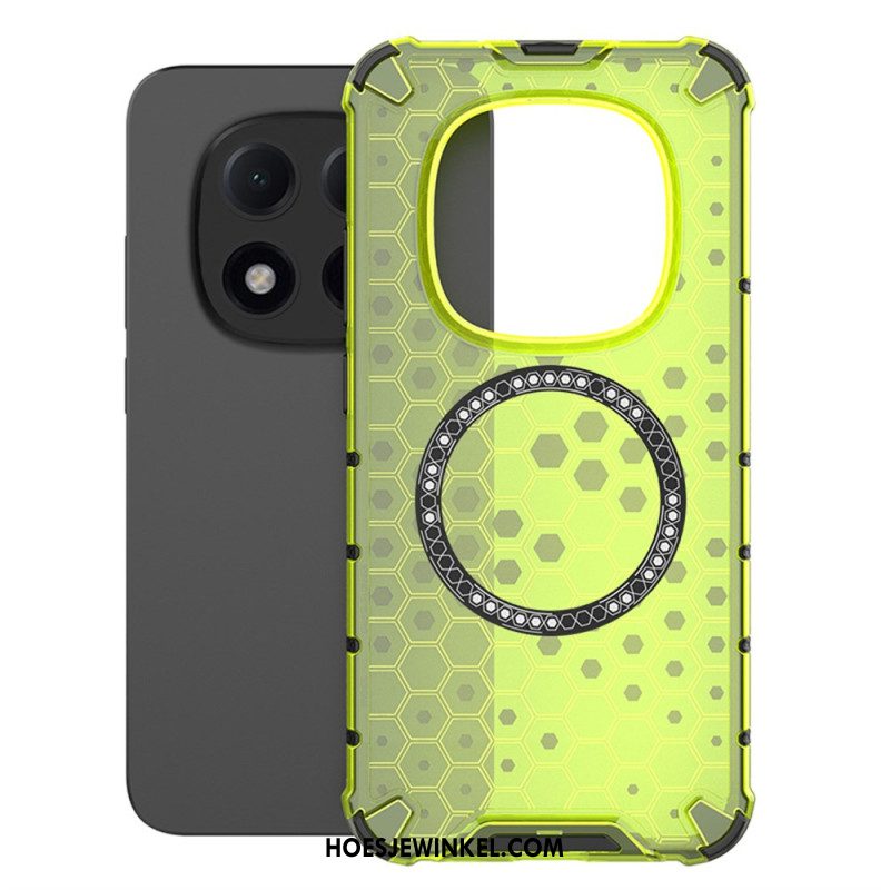 Cover Hoesje Xiaomi Redmi Note 15 Pro Plus 5g Telefoonhoesje Magnetisch Honingraatpatroon