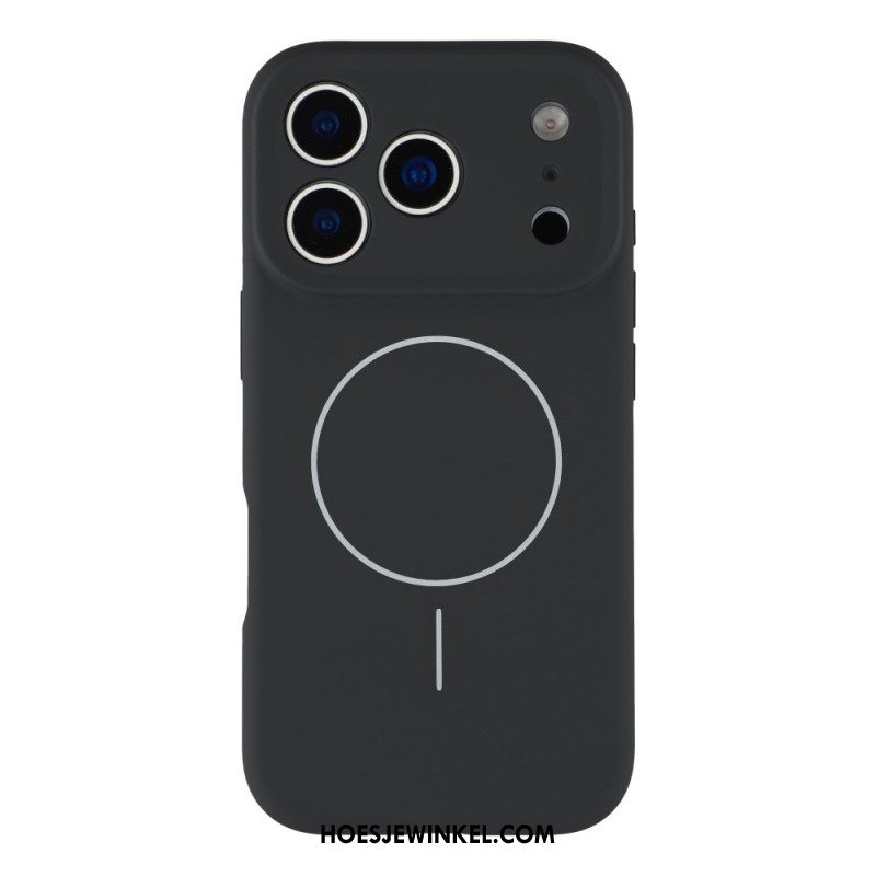 Cover Hoesje iPhone 17 Pro Telefoonhoesje Magsafe Hybrid Met Microvezelvoering