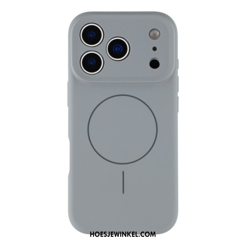 Cover Hoesje iPhone 17 Pro Telefoonhoesje Magsafe Hybrid Met Microvezelvoering