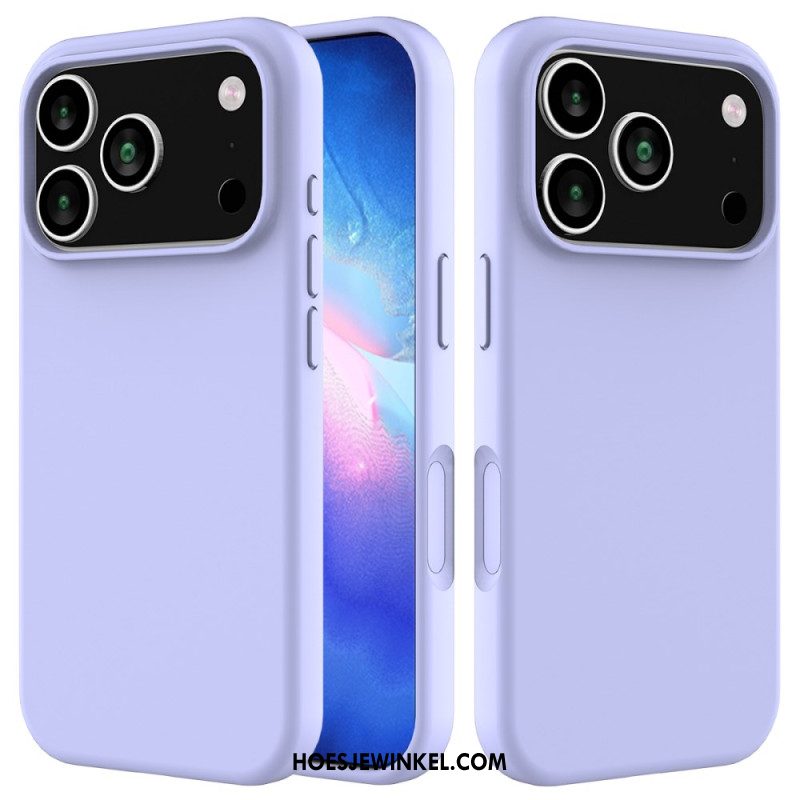 Cover Hoesje iPhone 17 Pro Telefoonhoesje Vloeibare Siliconen