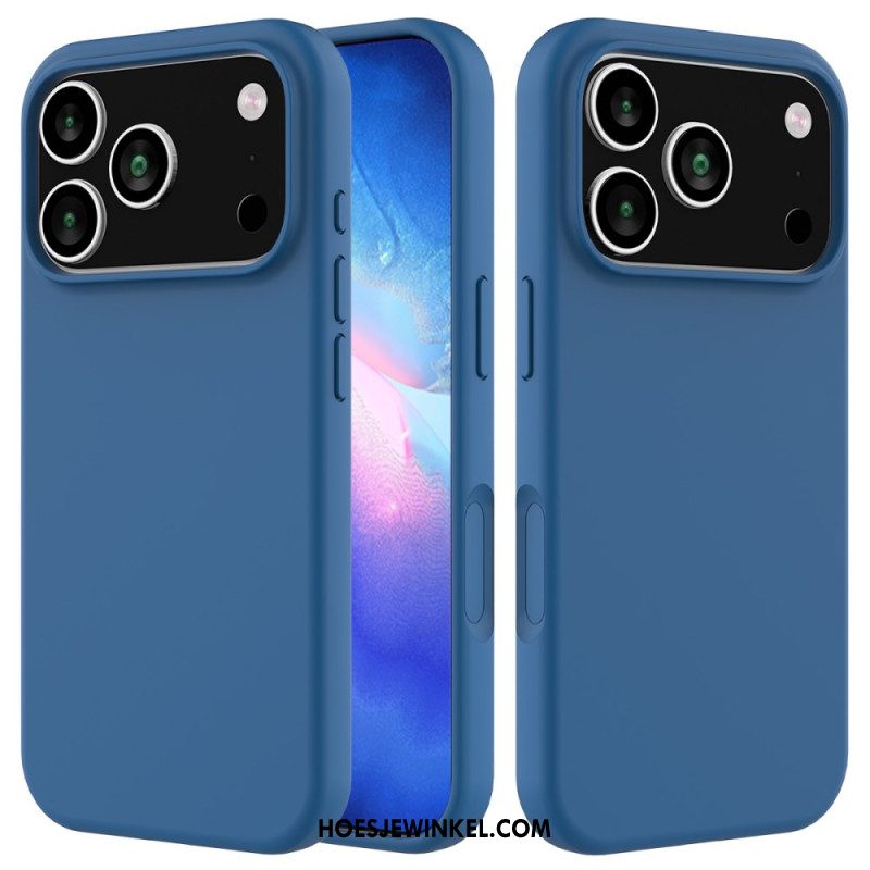 Cover Hoesje iPhone 17 Pro Telefoonhoesje Vloeibare Siliconen