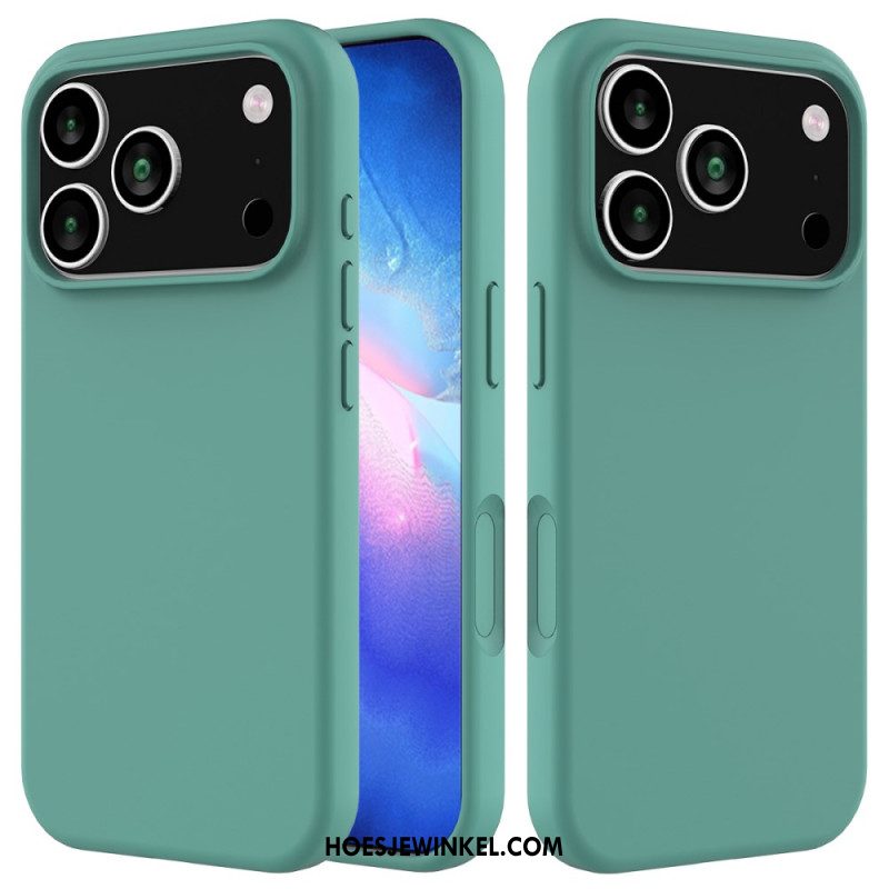 Cover Hoesje iPhone 17 Pro Telefoonhoesje Vloeibare Siliconen