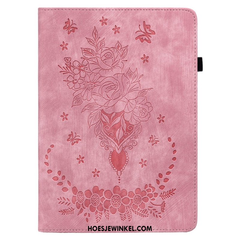 Cover Samsung Galaxy Tab S10 Plus Vlinders En Rozen