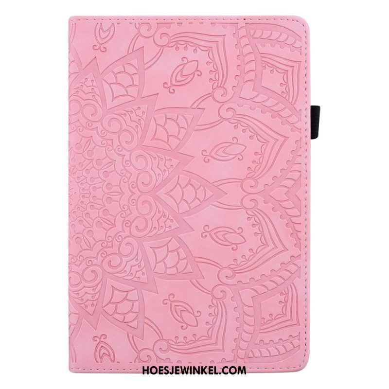 Cover Samsung Galaxy Tab S11 Ultra Mandala Met Suède-effect Bescherming Hoesje