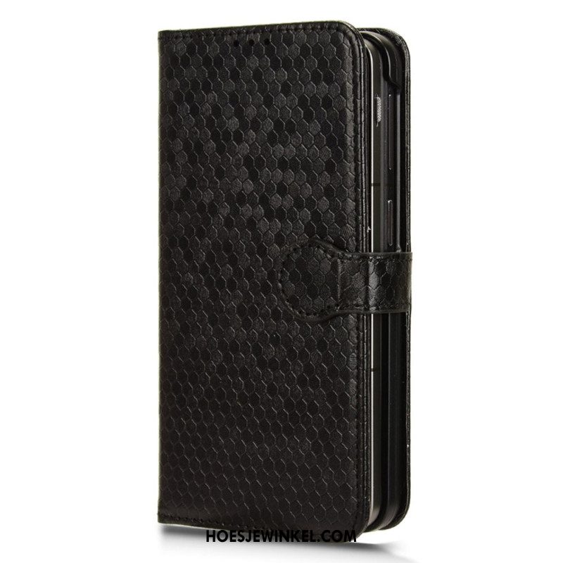 Cover Voor Oppo Find N3 Met Krasbestendige Markering En Portemonnee