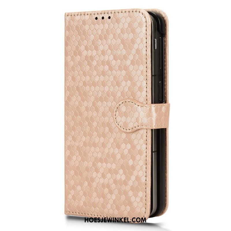 Cover Voor Oppo Find N3 Met Krasbestendige Markering En Portemonnee