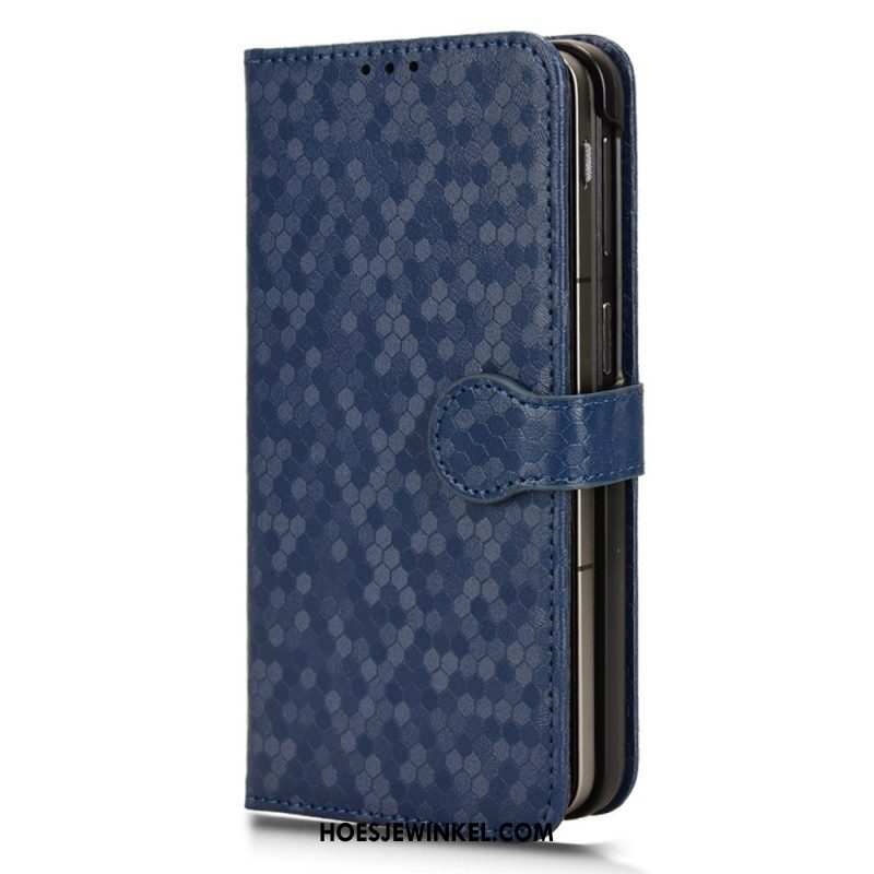 Cover Voor Oppo Find N3 Met Krasbestendige Markering En Portemonnee