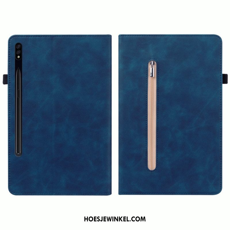 Cover Voor Samsung Galaxy Tab S10 Plus Etui Met Rits