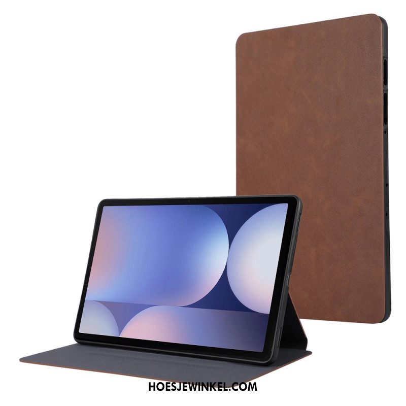 Cover Voor Samsung Galaxy Tab S10 Plus Stylushouder Met Suède-effect