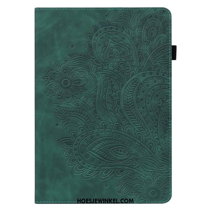 Cover Xiaomi Pad 6 Bloemenprint Met Leerlook