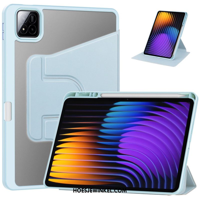 Cover Xiaomi Pad 7 / 7 Pro Lederlook Met Draaibare Standaard Bescherming Hoesje