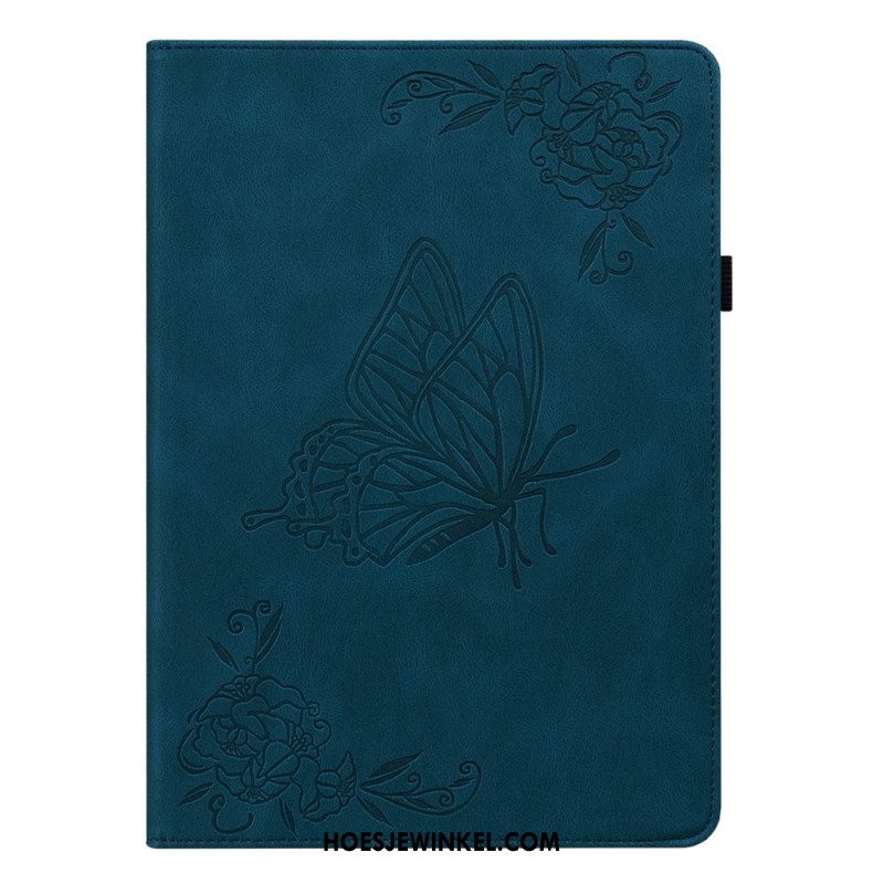Cover voor Samsung Galaxy Tab A8 (2021) Vlinders Gedrukt Patroon