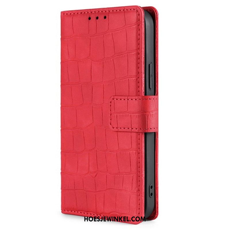 Flip Case Leren Huawei Nova 12i Krokodiltextuur